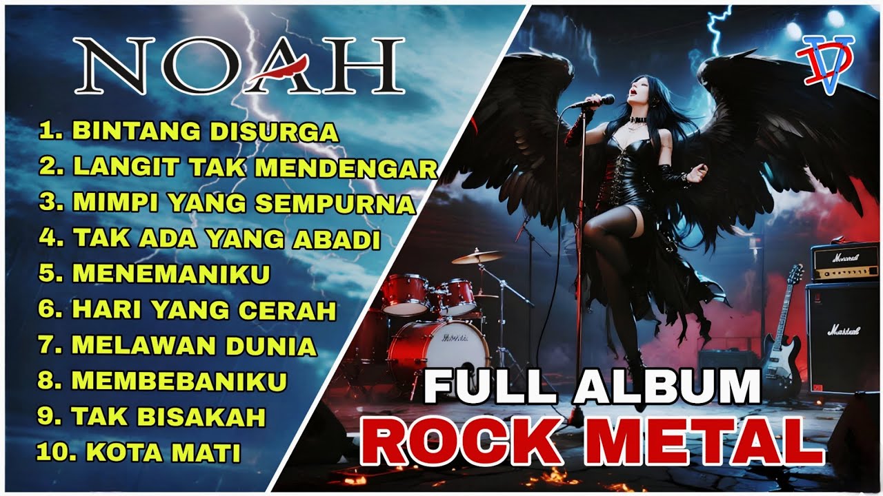 NOAH Versi Rock Metal Full Album Cover | 10 Lagu Terbaik Peterpan / Noah – Versi Voydrevile