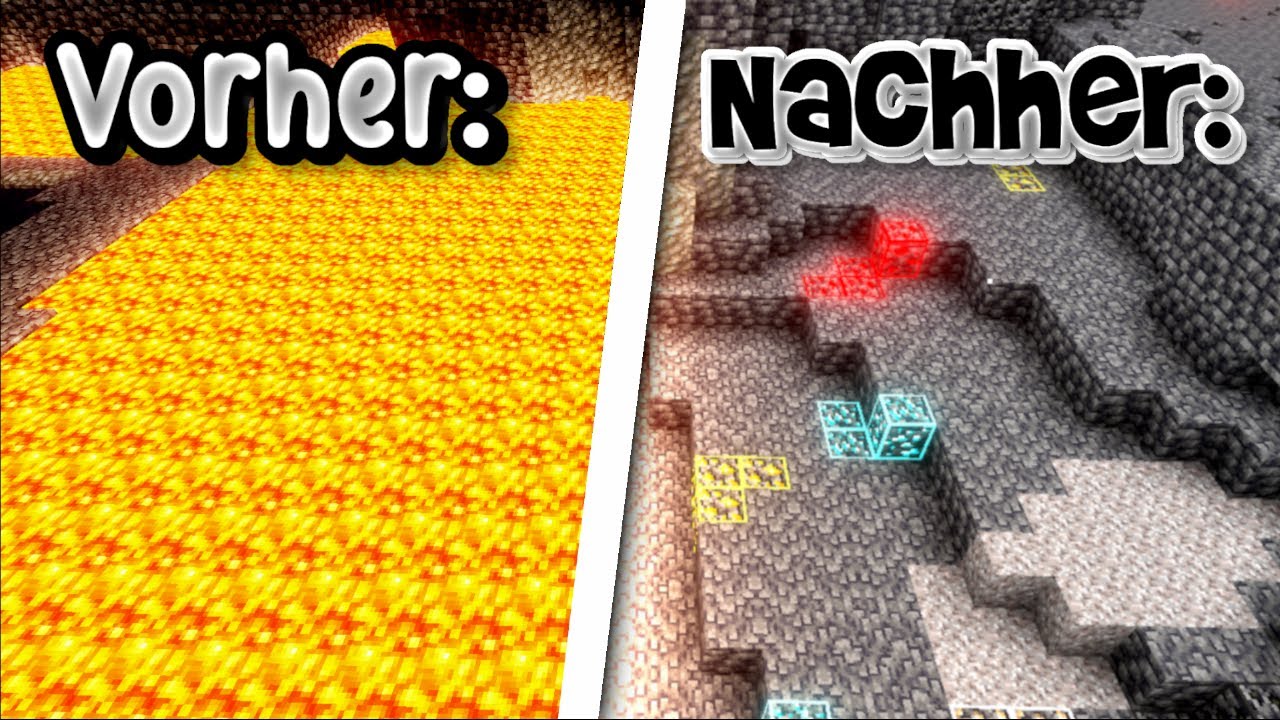 Ohne X-Ray durch Lava sehen? // Virale Minecraft-Shorts testen - YouTube