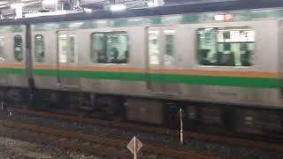 E233系3000番台+E231系1000番台宮ヤマU630編成+宮ヤマU69編成大宮駅発車