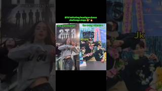 BTS imitating hooligan dance challenge steps 😎"🔥 Jungkook🐰and Jhope 🐿️ #bts #shorts #viralvideo #yt