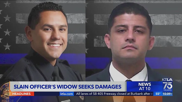 Widow of slain El Monte police officer seeking $25...