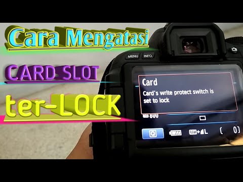 Video: Cara Membuka Kunci Kartu Di Kamera