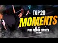 Revealing the top 20 plays of pubg mobile esports history pubgmobileesports