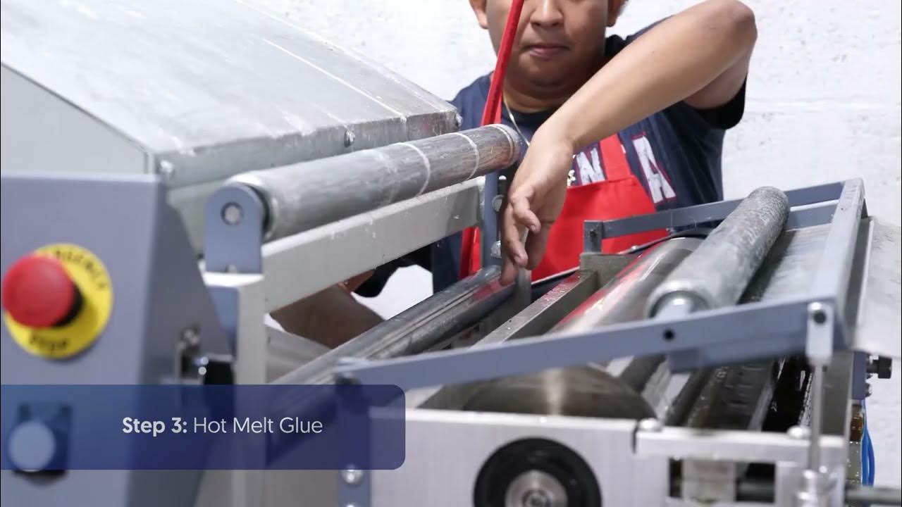 How to laminate metal wire to media rolls YouTube