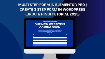 Multi Step Form in Elementor Pro | Create 3 Step Form in WordPress (Urdu Tutorial 2025)