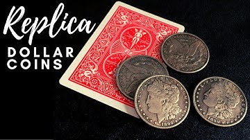 Morgan Dollar Replica Coins for Magic Tricks.