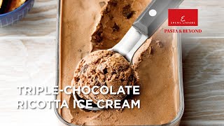 Emerils Triple Chocolate Ricotta Ice Cream Pasta & Beyond Frozen Treat Recipe