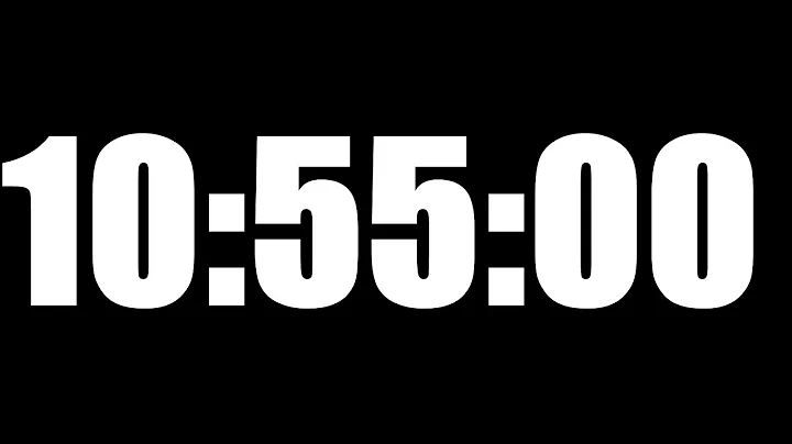 10 HOUR 55 MINUTE TIMER • 655 MINUTE COUNTDOWN TIMER ⏰ LOUD ALARM ⏰