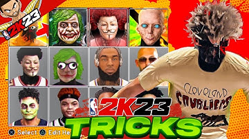 NBA 2K23 HOW TO EQUIP ANY FACESCAN ! ( NBA 2K23 JOKER , ANONYMOUS , ROONIE 2K , DRIPPY FACE SCAN )