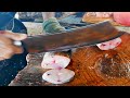 Fastest Slicing Seer Fish | Fish Cutting Experts