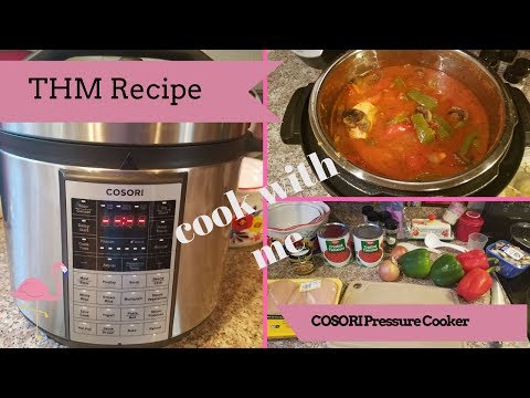 THM Chicken Cacciatore||Cosori Pressure Cooker Review