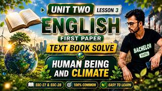 Human Beings and Climate | Unit 2 Lesson 3 | SSC English 1st Paper | SSC 2027-28 | ইংরেজি প্রথম পত্র