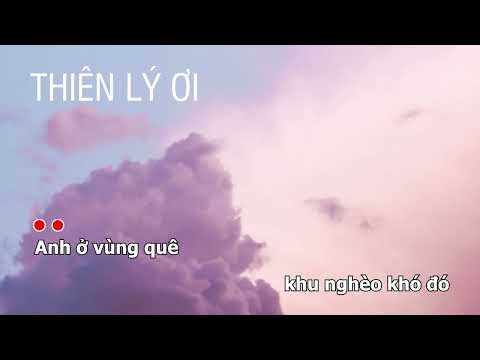 #2023 Thiên Lý Ơi – J97 (Beat Guitar Solo Karaoke) | T.R.I Cover Ver