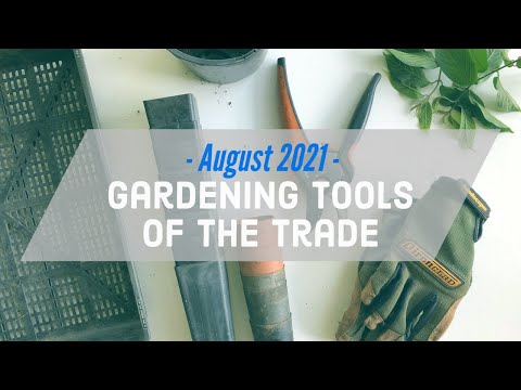 August 2021 - Jill Morganelli "Gardening Tools of the Trade"