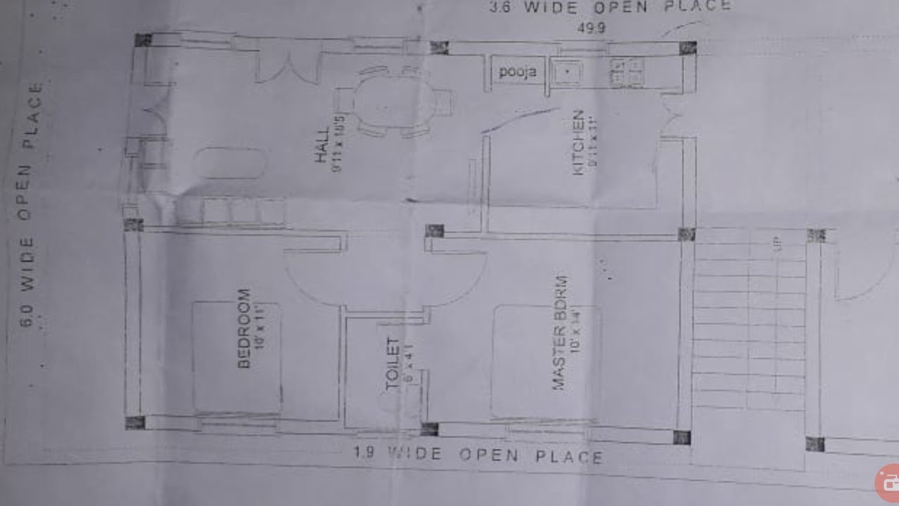 20 ×40 south face house plan according to vastu YouTube