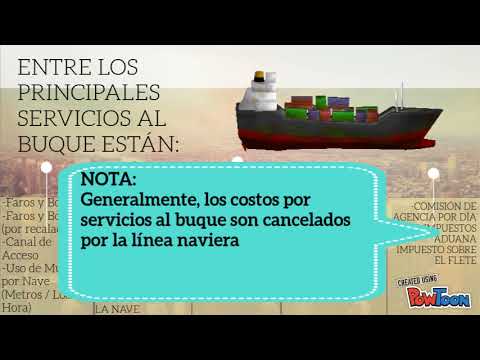 SERVICIOS PORTUARIOS - BUQUE Y CARGA