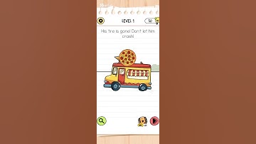 His tire is gone! Don