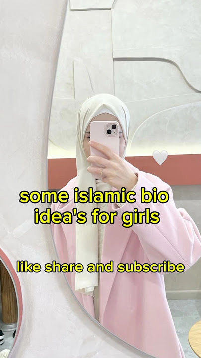 Some islamic bio idea's for girls❤#islamic #muslim #spirituality #patience #islamicstatus