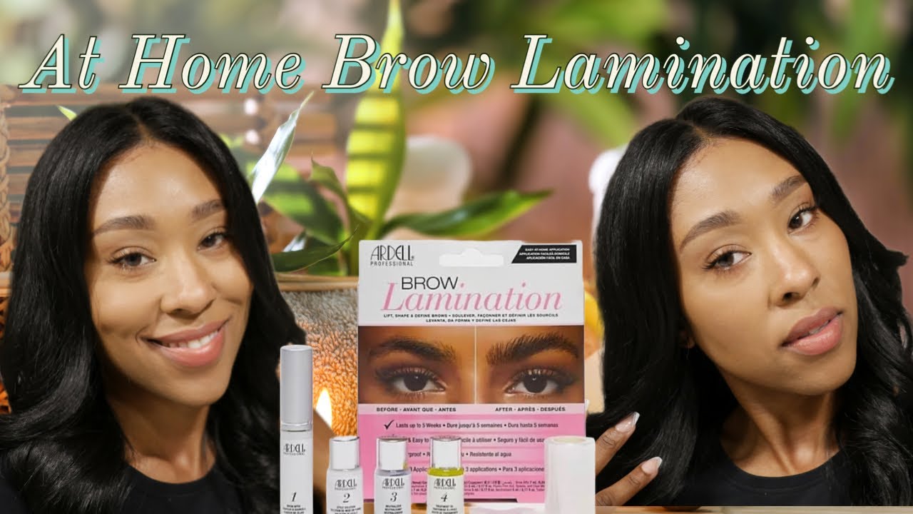 My First Time Laminating My Brows Ardell Professional Eyebrow