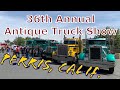 Antique Truck Show At The Southern California Railway Museum In Perris, California - 36th Annual