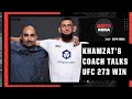 Khamzat Chimaev’s coach Andreas Michael breaks down UFC 273 fight vs. Gilbert Burns | ESPN MMA