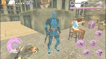 Rope Web Swing Hero Crime Fort Night Battle | Deadpool Hero City Rescue - Android GamePlay