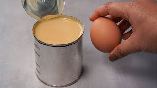 If you have condensed milk and egg at home, then try this easy delicious and simple recipe