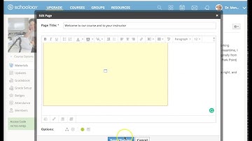 How to Embed a Video on a Schoology Page