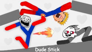 Real game vs Stickman | Stickman Dismounting funny moments | Best Falls