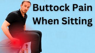 Stop Buttock Pain When Sitting With This Simple Home Exercise by The Physio Channel 31,603 views 4 months ago 5 minutes, 40 seconds