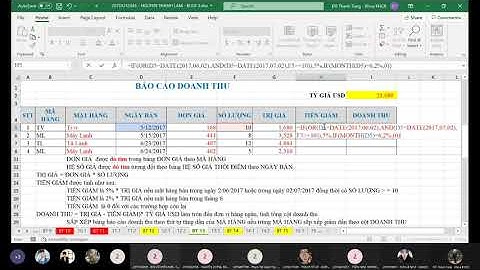 Video Bài Giảng Module 4 - Excel Buổi 13