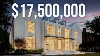 Touring a $17,500,000 Highland Park New Construction Luxury Mansion | Dallas Real Estate