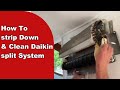 How to strip down/clean your Daikin air conditioning indoor unit properly