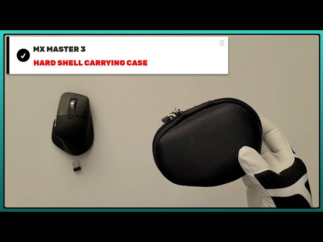 MX MASTER 3 Hard shell Carrying case Unboxing & Review Logitech