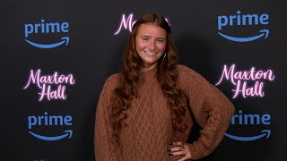 Mikaila Murphy attends the "Maxton Hall" premiere screening in Los Angeles