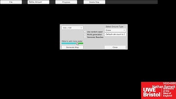 Creating a procedurally generated world using Cellular Automata