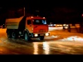Russian dump truck Kamaz nice drift