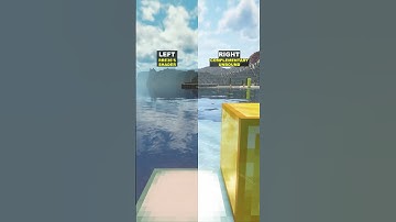 Minecraft Shaders: RRe36 or Complementary? 💧 #shorts