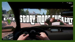 GTA V: Story Mode Fuckery - Ragdolls and Funny Moments