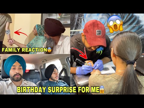 My Sister Surprised Me On My Birthday - Family Reaction On Tattoo Beingbrandofficial