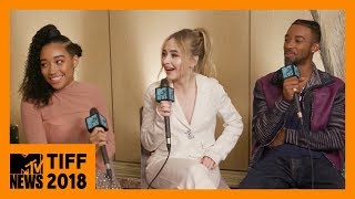 Amandla Stenberg, Sabrina Carpenter, & Algee Smith on 'The Hate U Give' | TIFF 2018 | MTV News