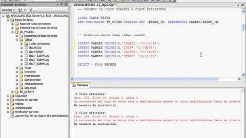 CURSO DE BASE DE DATOS CON SQL SERVER 2005/2008 - VIDEO 13
