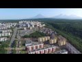 Петропавловск-Камчатский Летим над столиицей Камчатского края - 4k inspare1 ПЕТРО-ВИДЕО