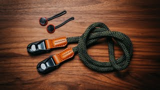 Making a QUICK RELEASE CAMERA STRAP with PEAK DESIGN anchor clips!
