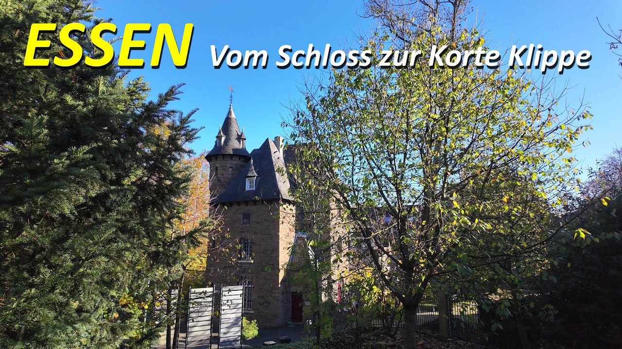 Stadt Essen walking 4K | Vom Schloss Schellenberg zur Korte Klippe Herbst 2024