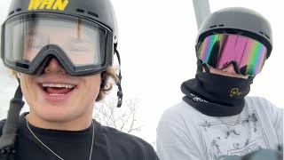 skiing 2024 OPENING PARK at MSLM! (with my lil bro)