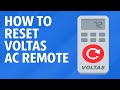 How To Reset Voltas AC Remote | Step-by-Step Guide to Fix Remote Not Working