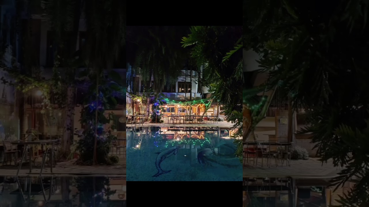Hotel Mahabs Night View | Mahabalipuram Resort Life at Night  