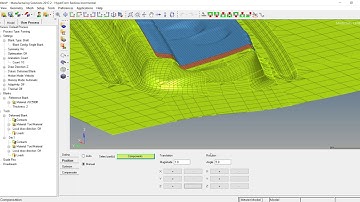 the die compensation  in HyperForm from Altair