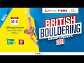 La Sportiva BMC British Bouldering Championships 2021: finals